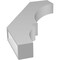 Ekena Millwork 3 1/2-in. W x 20-in. D x 32-in. H Balboa Architectural Grade PVC Knee Brace BRCP035X20X32BOA - alternate 3